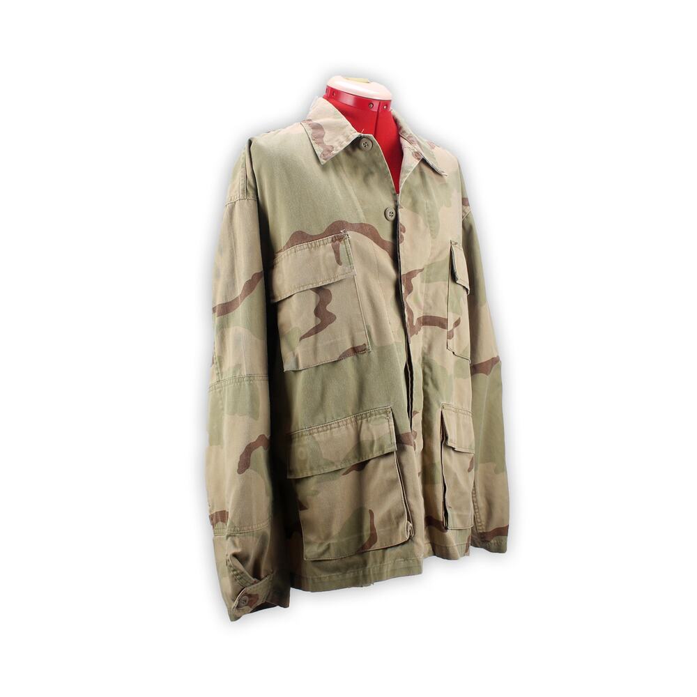 Vintage Desert Camo Shirt Jacket - Large Regular